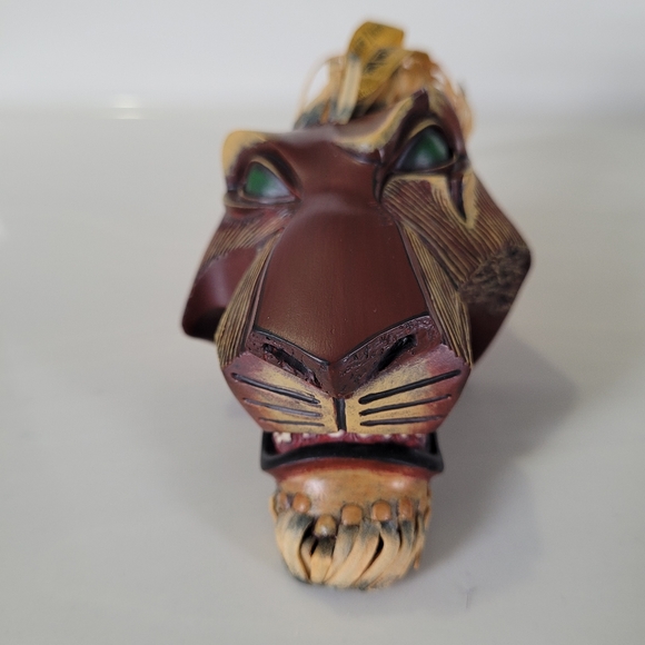 LION KING ON BROADWAY "Scar" SE collectible mask ornament DISNEY - Picture 8 of 16